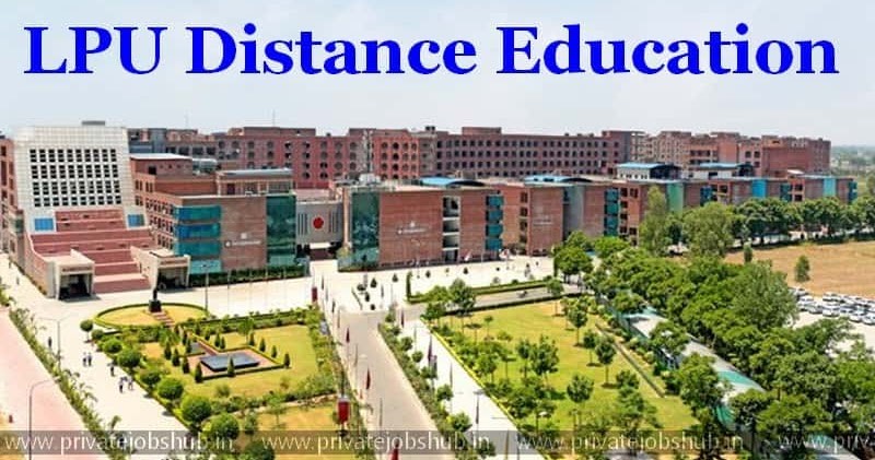 LPU distance education online admission