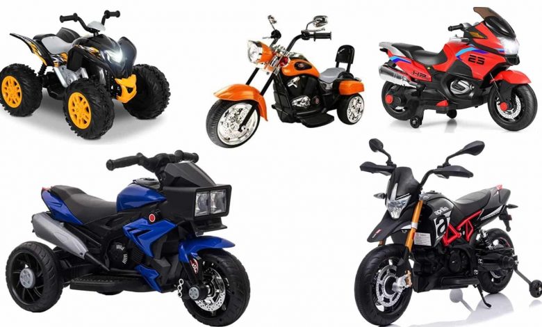 12V Kids Motorcycle With Training Wheels