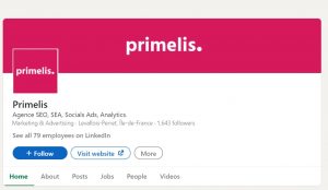 Linkedin of primelis com