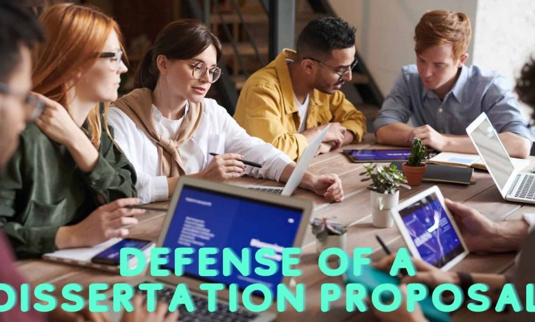 Defense of a Dissertation Proposal