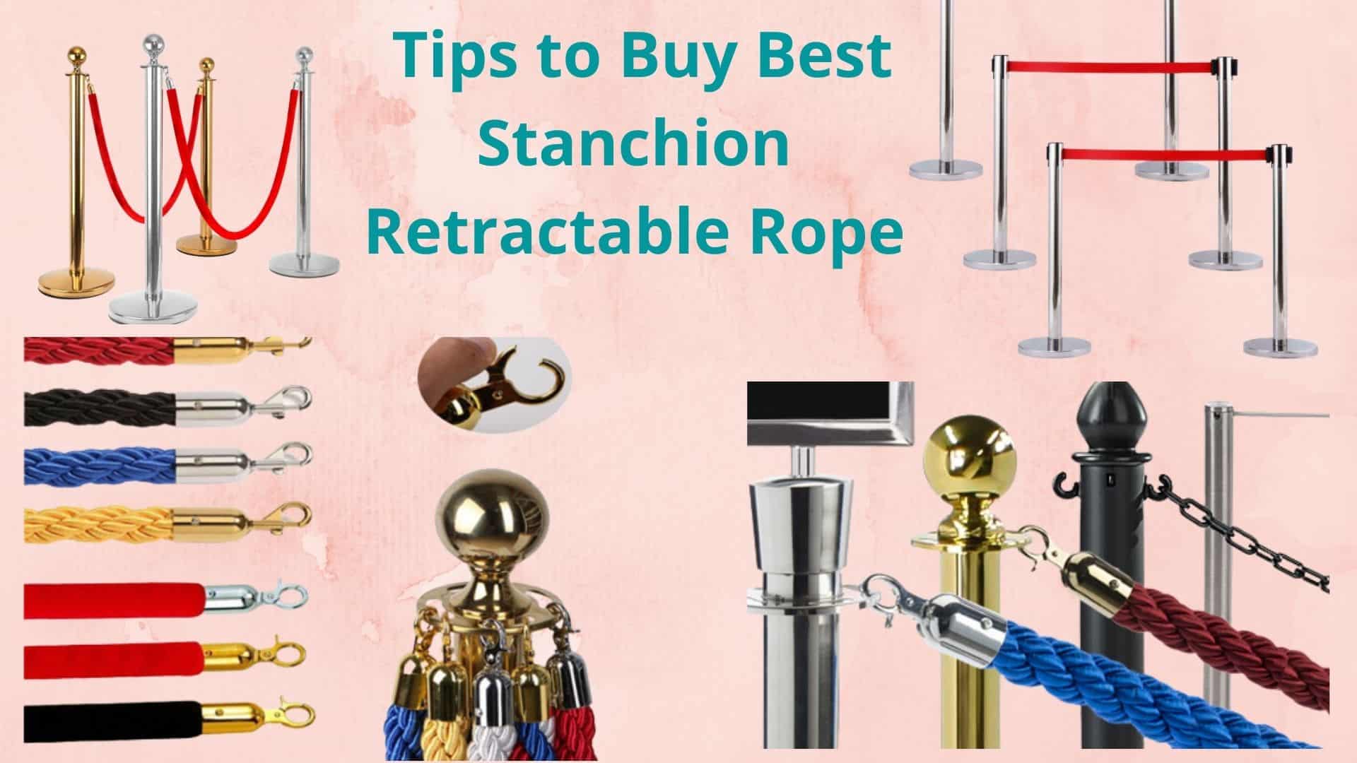 Stanchion Retractable Rope