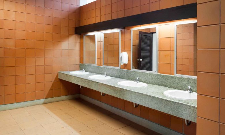 commercial bathroom