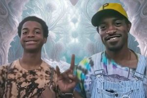 André 3000 with Son Seven Sirius Benjamin