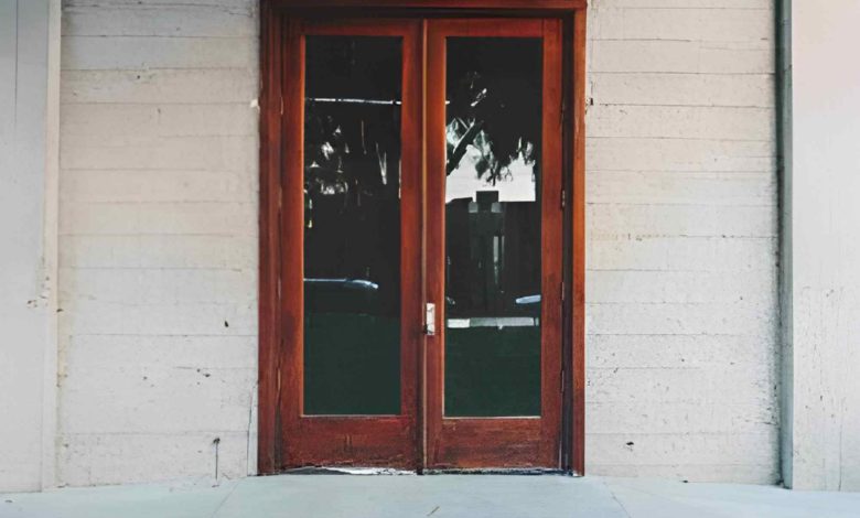 exterior wood doors with glass