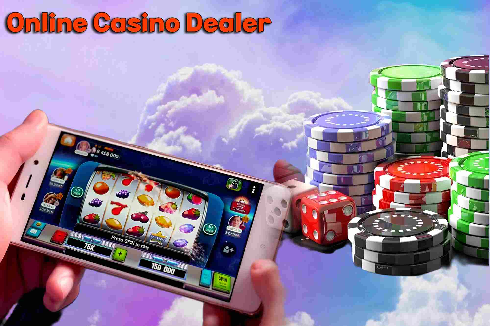 online casino dealer